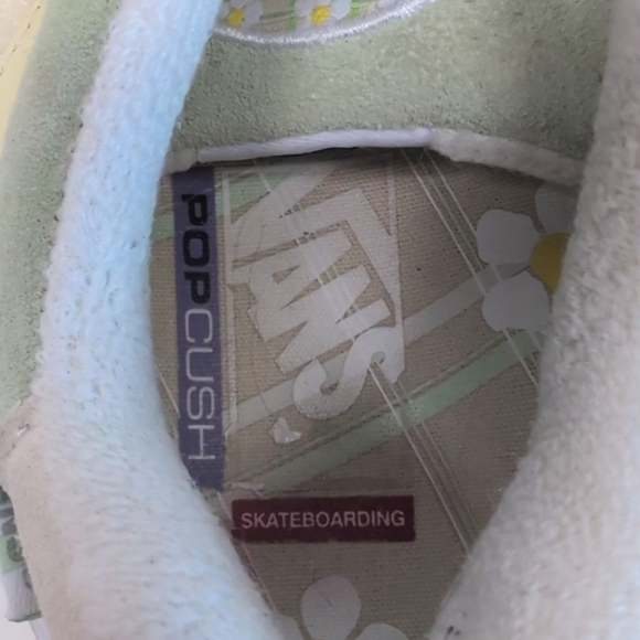 Vans Skate Wayvee Brighton Zeuner Pastel Green Skate Shoes Size Women's 10 - Picture 7 of 9